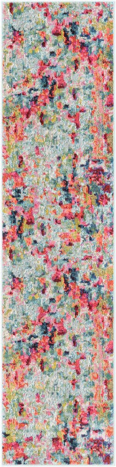 Detail image of 2' 7 x 12' Washable Theia Runner Rug