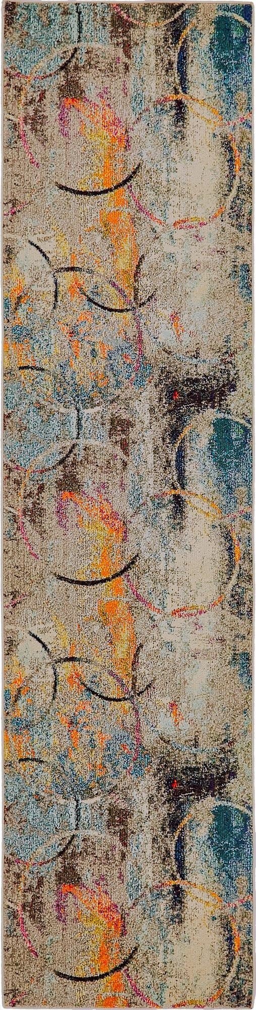 2' 7 x 10' Washable Theia Runner Rug