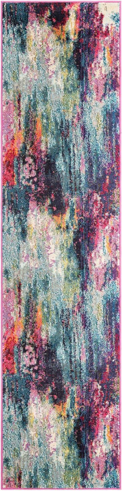 2' x 8' Washable Theia Runner Rug