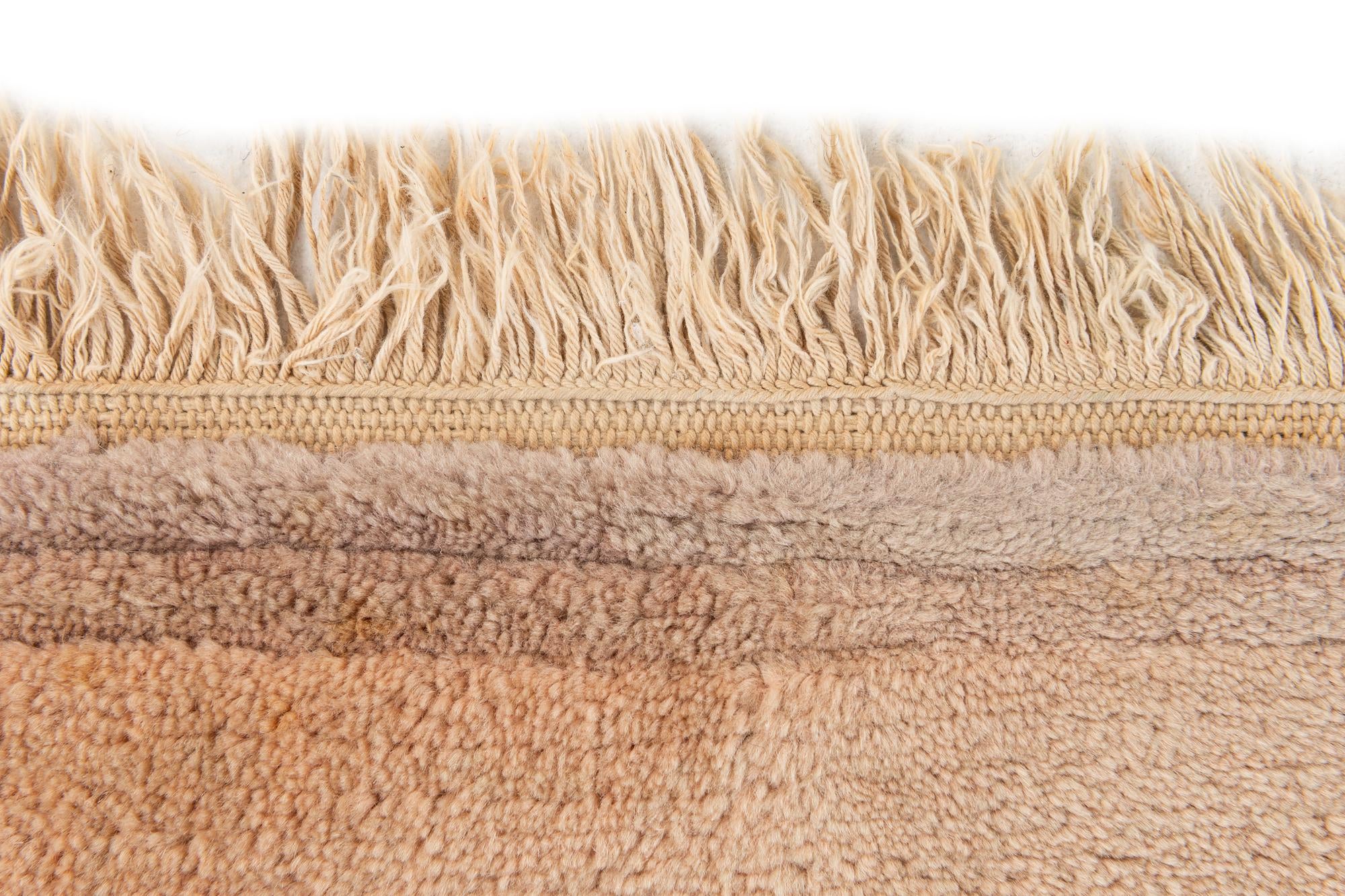 2' 10 x 6' 8 Hand Knotted Tibet Wool Runner Rug