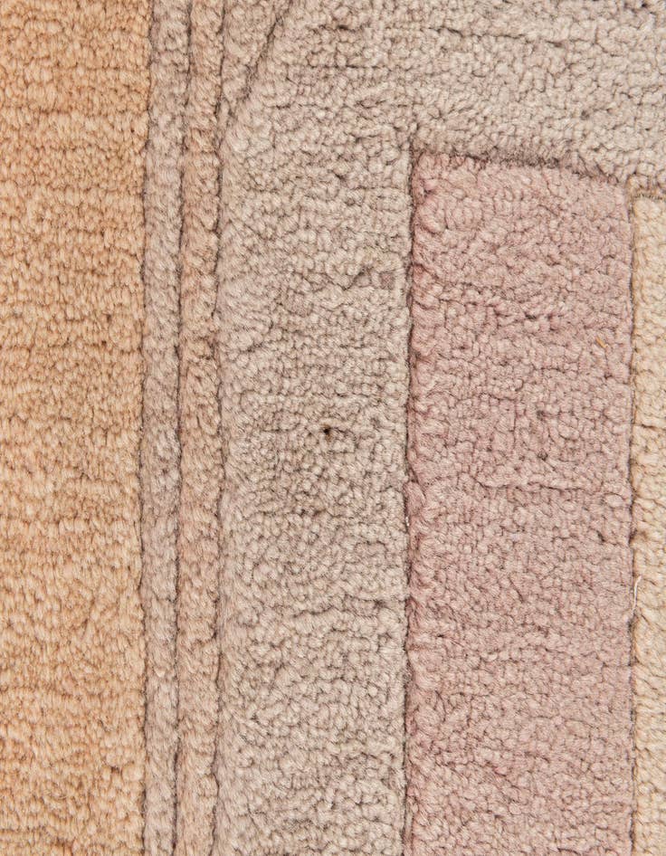 Detail image of 2' 10 x 6' 8  Hand Knotted Tibet Wool Runner Rug