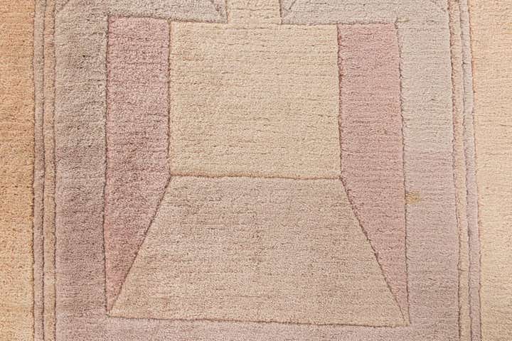 2' 10 x 6' 8 Hand Knotted Tibet Wool Runner Rug