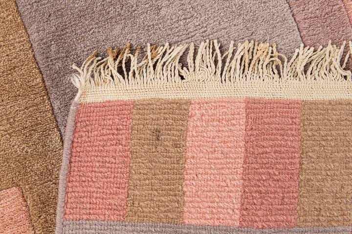3' 1 x 9' 9 Hand Knotted Tibet Wool Runner Rug