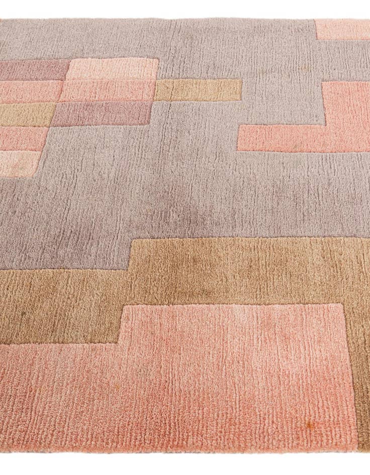 Detail image of 3' 1 x 9' 9 Hand Knotted Tibet Wool Runner Rug