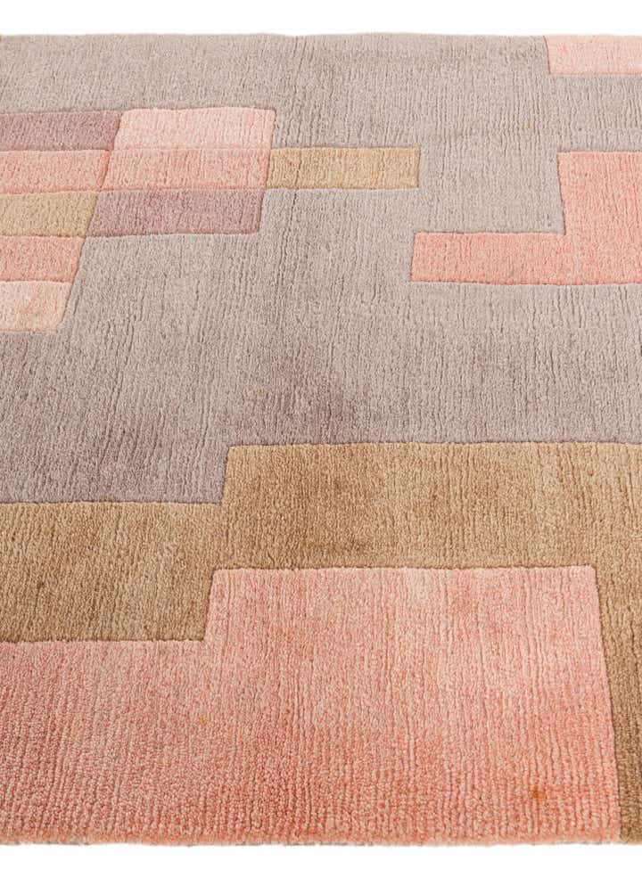 3' 1 x 9' 9 Hand Knotted Tibet Wool Runner Rug