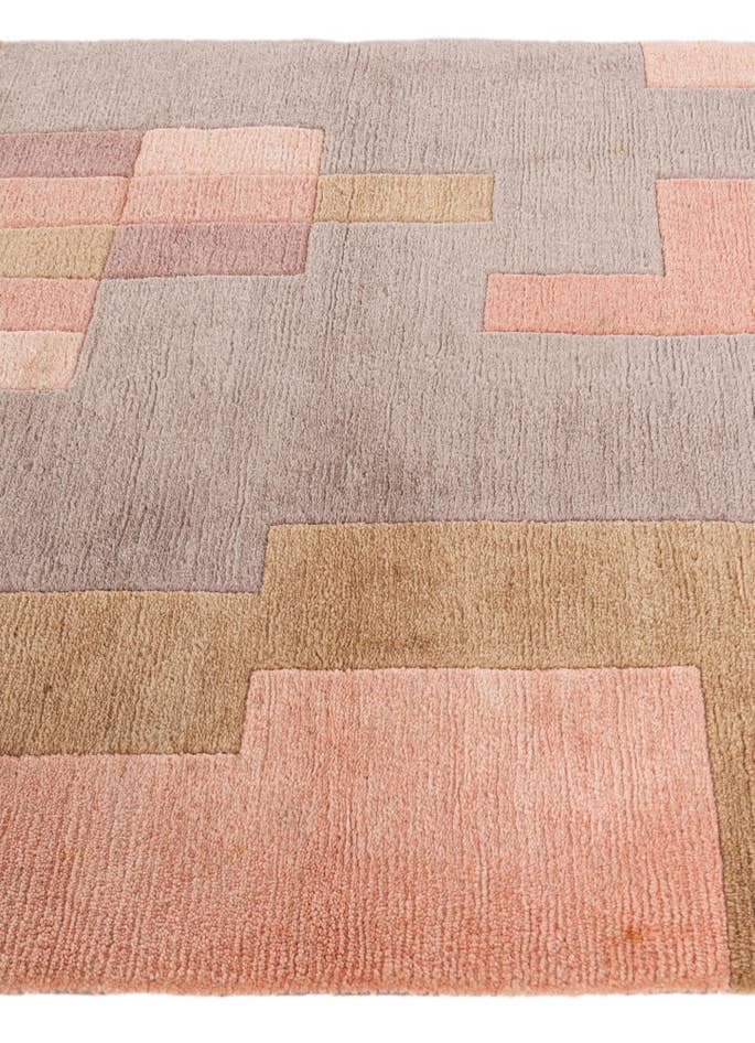 Detail image of 3' 1 x 9' 9 Hand Knotted Tibet Wool Runner Rug