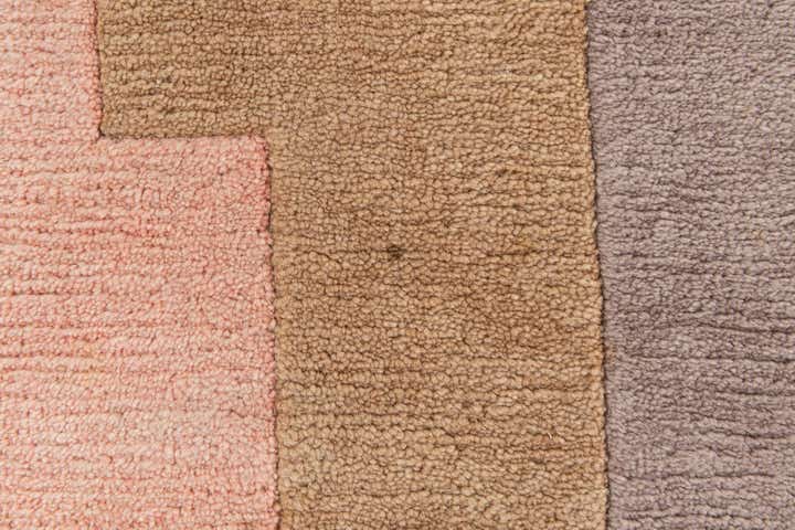 3' 1 x 9' 9 Hand Knotted Tibet Wool Runner Rug