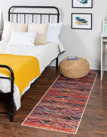 2' 6 x 12' Washable Timeless Runner Rug