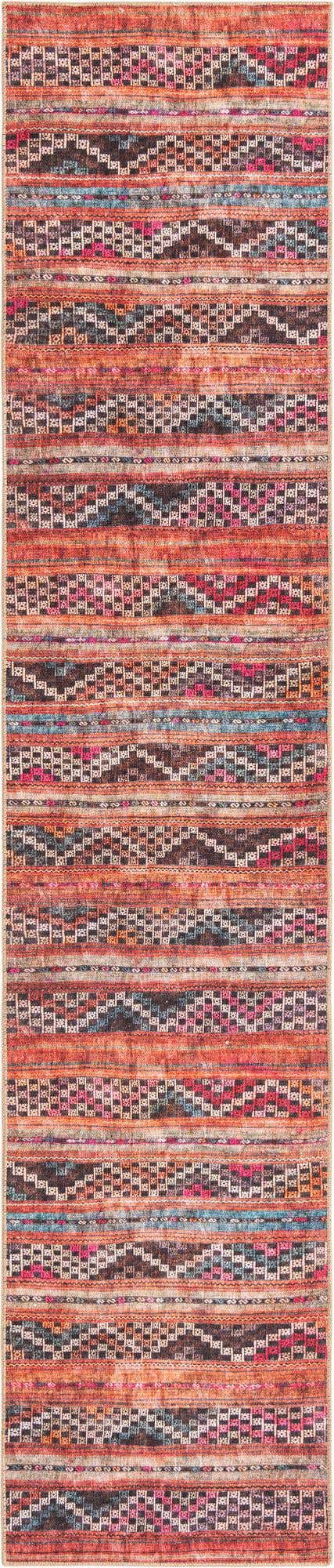 2' 6 x 12' Washable Timeless Runner Rug