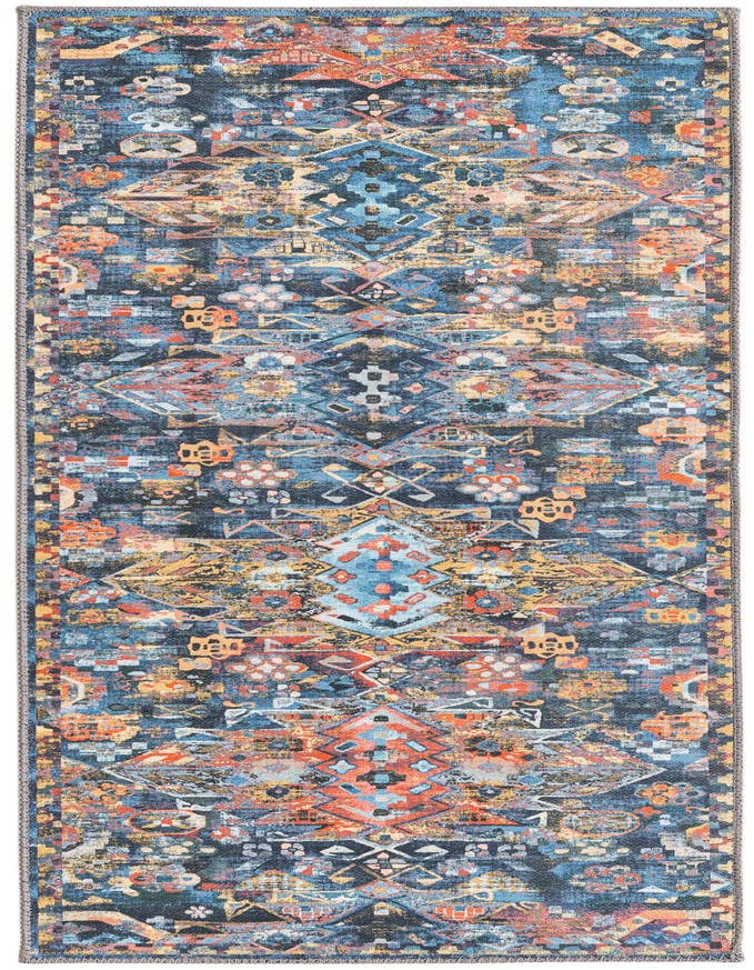 Detail image of 2' x 6' Washable Timeless Runner Rug