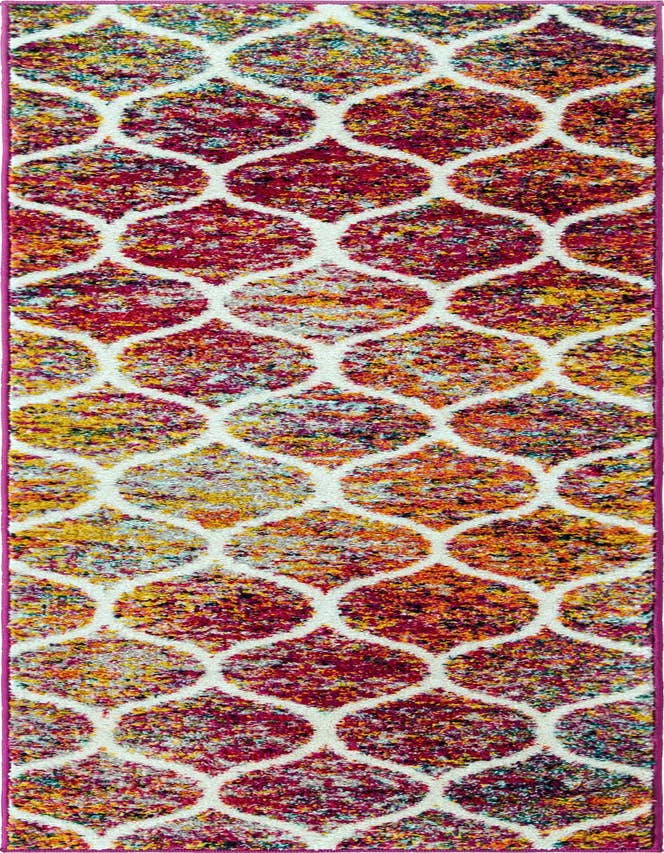 Detail image of 2' x 6' Trellis Frieze Runner Rug