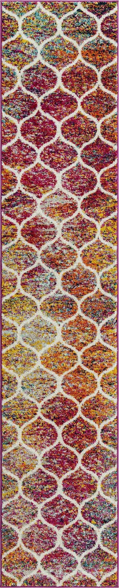 Primary image 2' x 10' Trellis Frieze Runner Rug