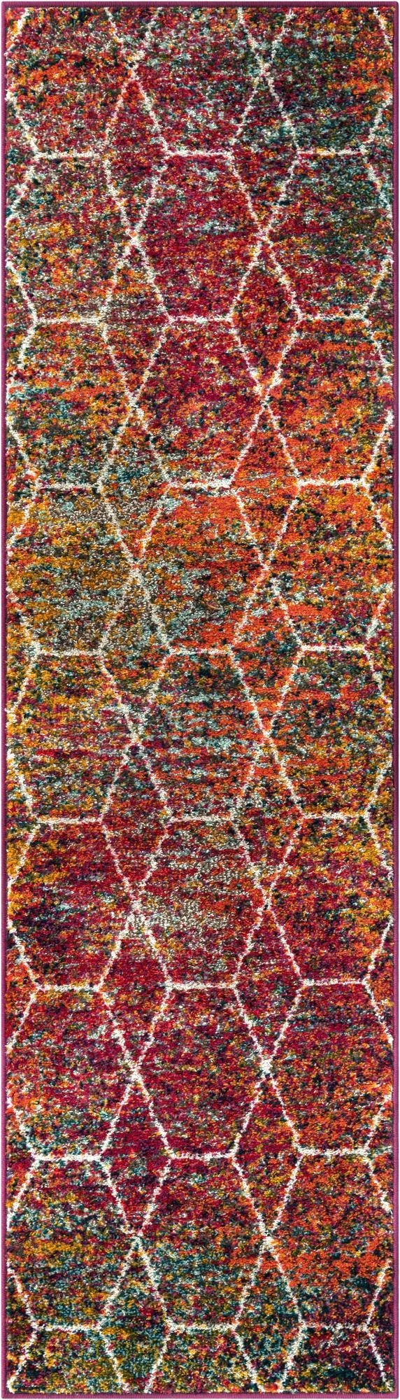 Primary image 2' x 7' Trellis Frieze Runner Rug