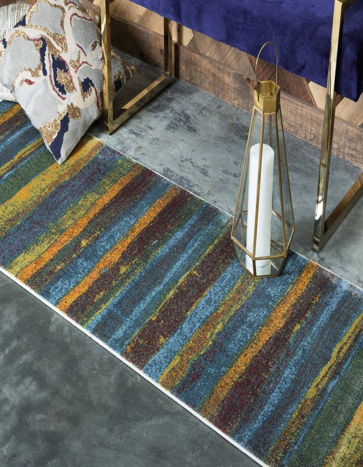 Detail image of 2' 7 x 10' Tribe Runner Rug