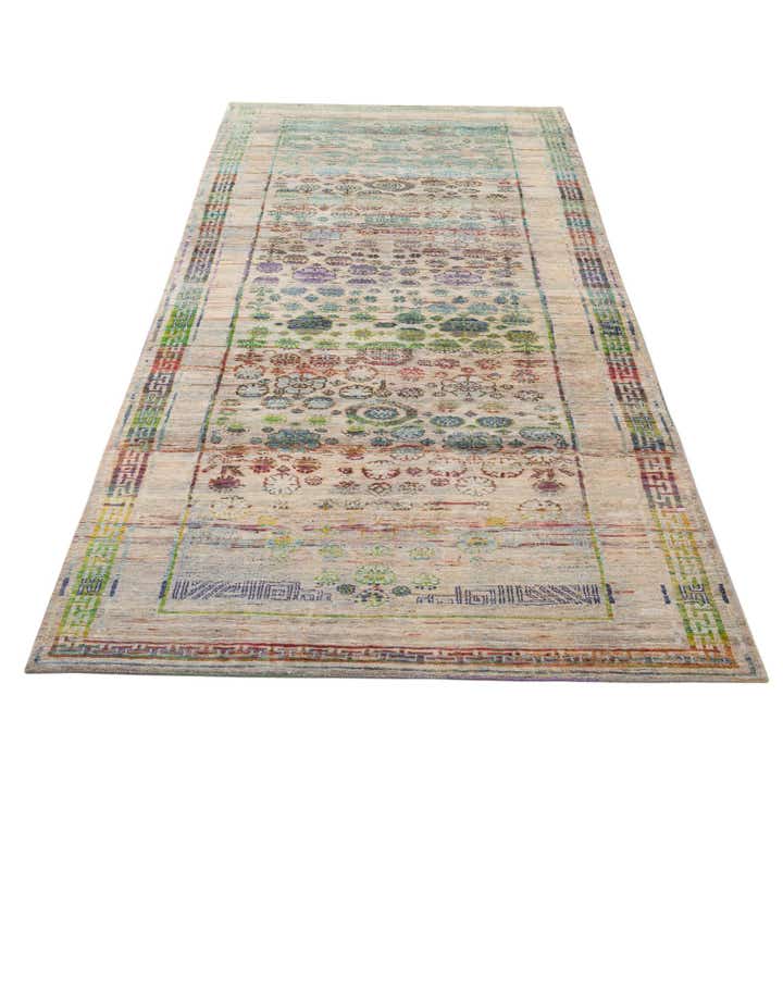 3' 10 x 11' 10 Hand Knotted Ultra Vintage Persian Runner Rug