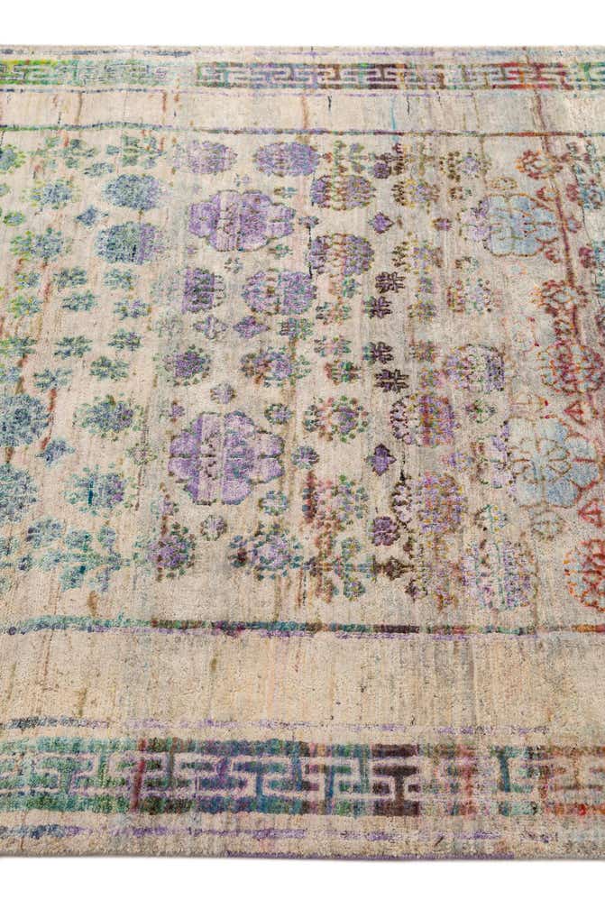 3' 10 x 11' 10 Hand Knotted Ultra Vintage Persian Runner Rug