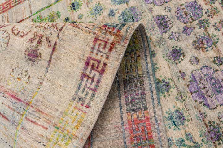 3' 10 x 11' 10 Hand Knotted Ultra Vintage Persian Runner Rug