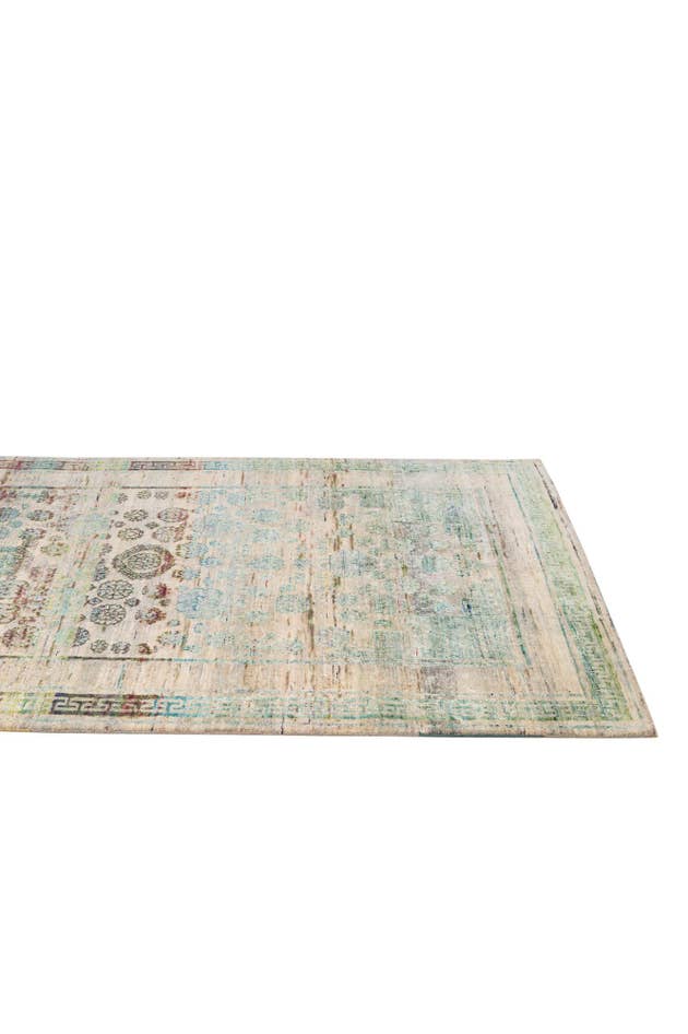 Detail image of 4' x 11' 10 Hand Knotted Ultra Vintage Persian Runner Rug