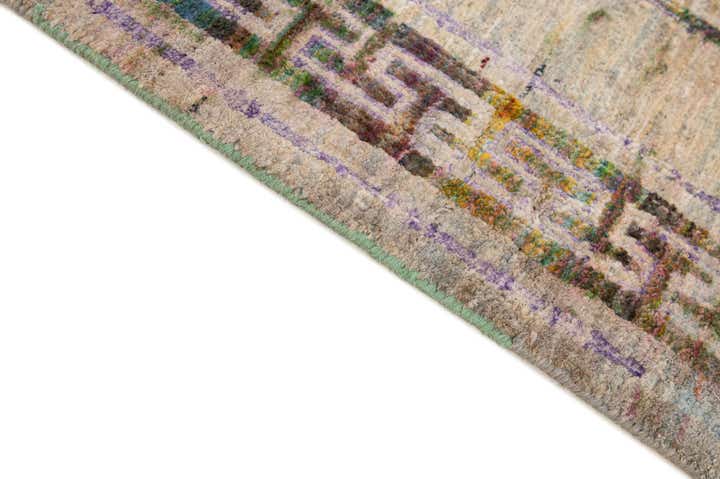 4' x 11' 10 Hand Knotted Ultra Vintage Persian Runner Rug