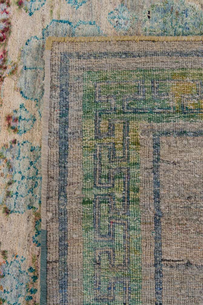 4' x 11' 10 Hand Knotted Ultra Vintage Persian Runner Rug