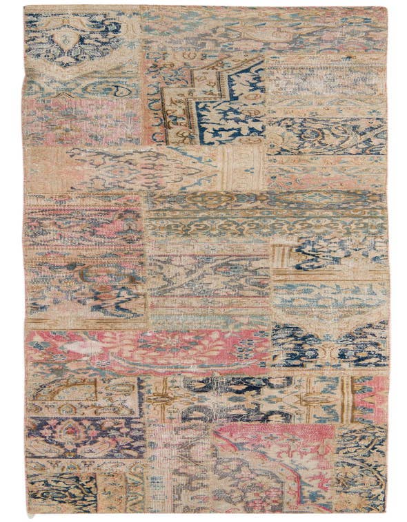 Detail image of 2' 9 x 10' Hand Knotted Ultra Vintage Persian Wool Runner Rug