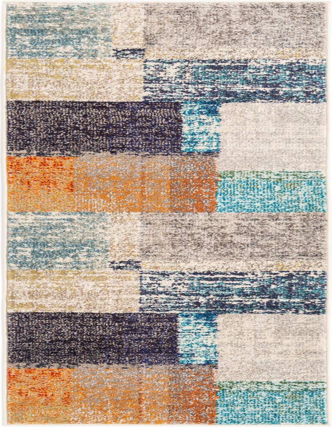 Detail image of 2' x 6' Washable Vivid Runner Rug