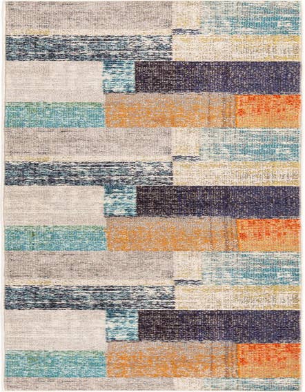Detail image of 2' 7 x 12' Washable Vivid Runner Rug
