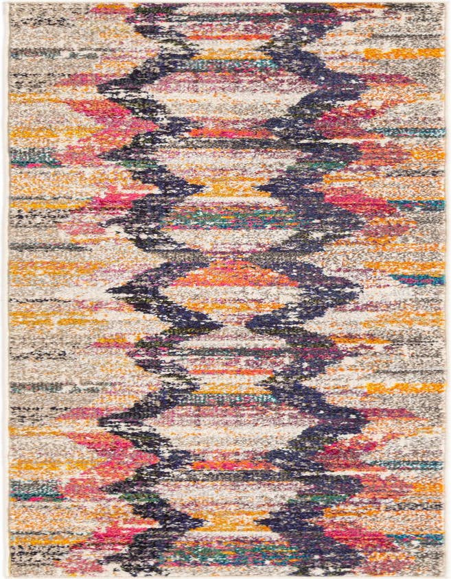 Detail image of 2' x 6' Washable Vivid Runner Rug