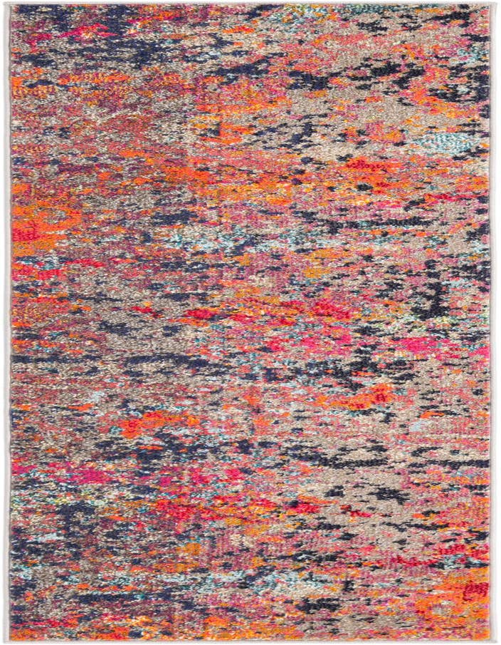 Detail image of 2' x 6' Washable Vivid Runner Rug