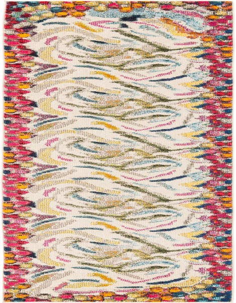 Detail image of 2' 7 x 12' Washable Vivid Runner Rug
