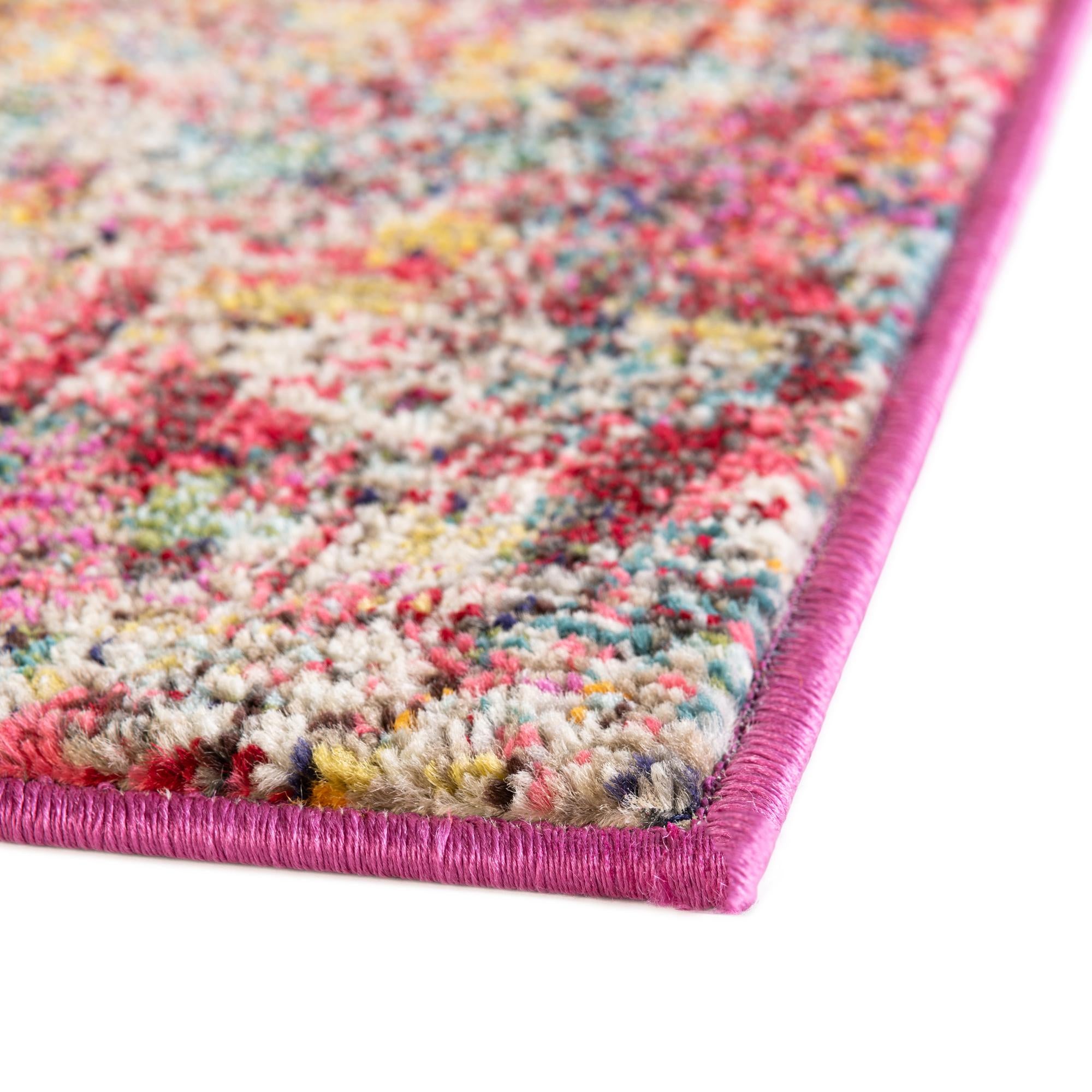 2' 7 x 12' Washable Vivid Runner Rug