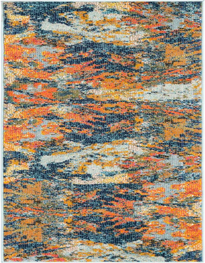 Detail image of 2' x 6' Washable Vivid Runner Rug