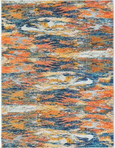Detail image of 2' 7 x 12' Washable Vivid Runner Rug