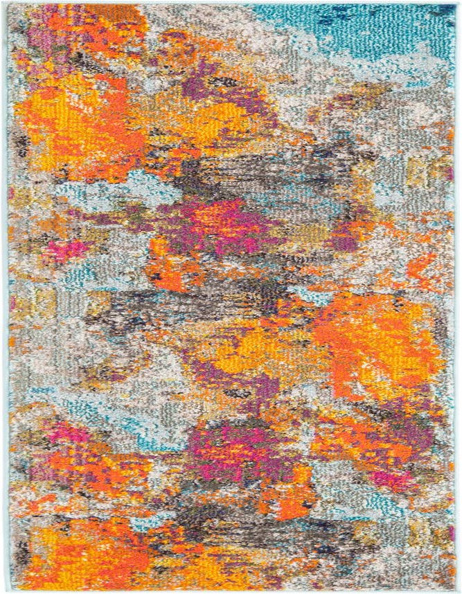 Detail image of 2' x 6' Washable Vivid Runner Rug