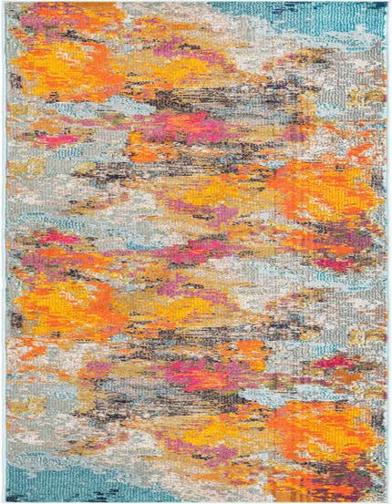 Detail image of 2' 7 x 12' Washable Vivid Runner Rug