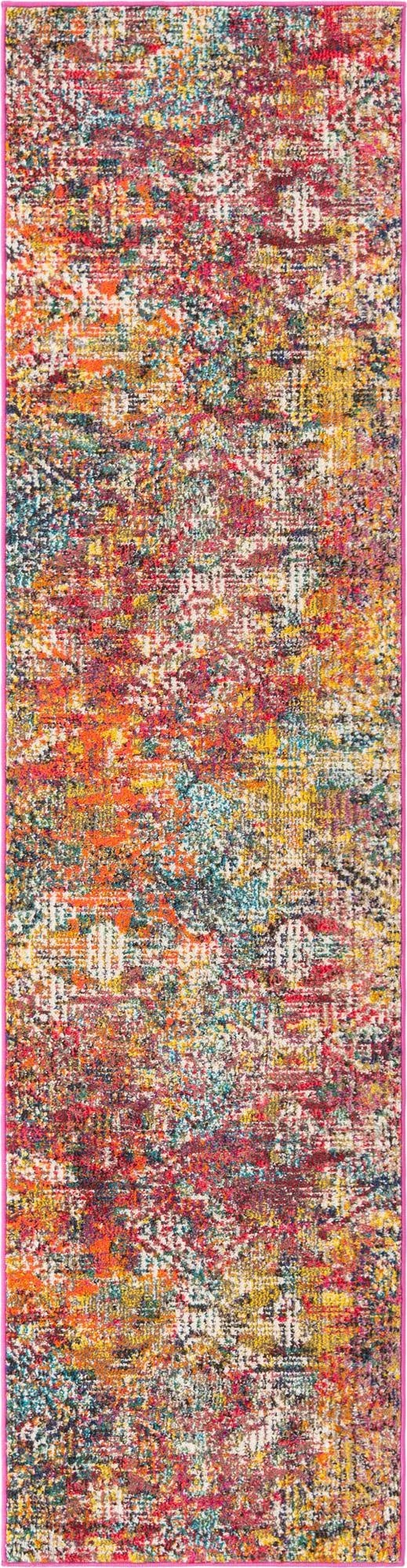 2' x 8'  Washable Vivid Runner Rug