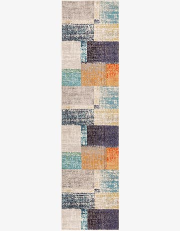 2' x 8' Washable Vivid Runner Rug