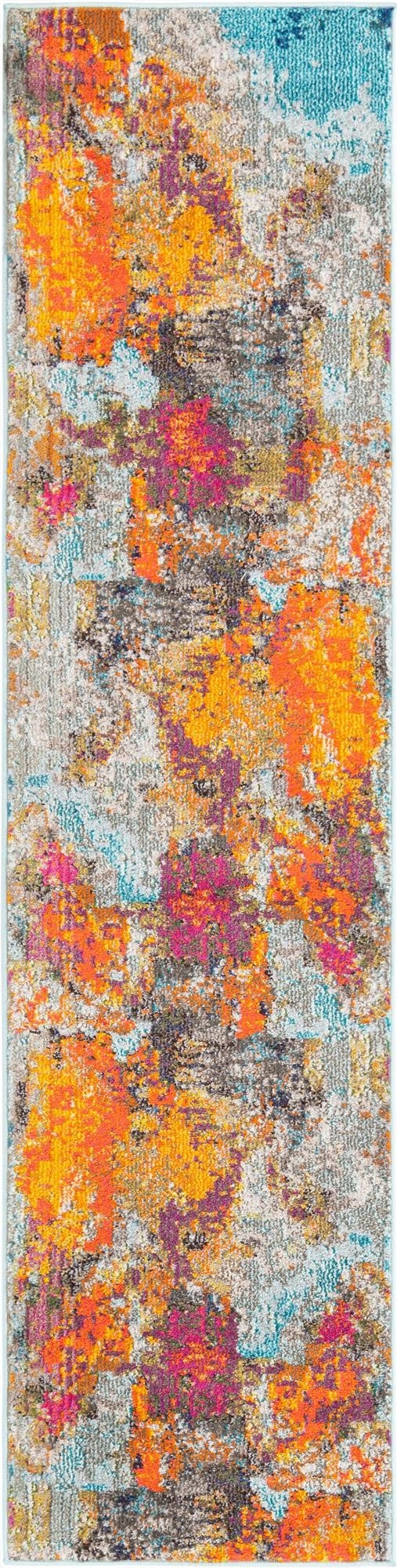 2' x 8'  Washable Vivid Runner Rug