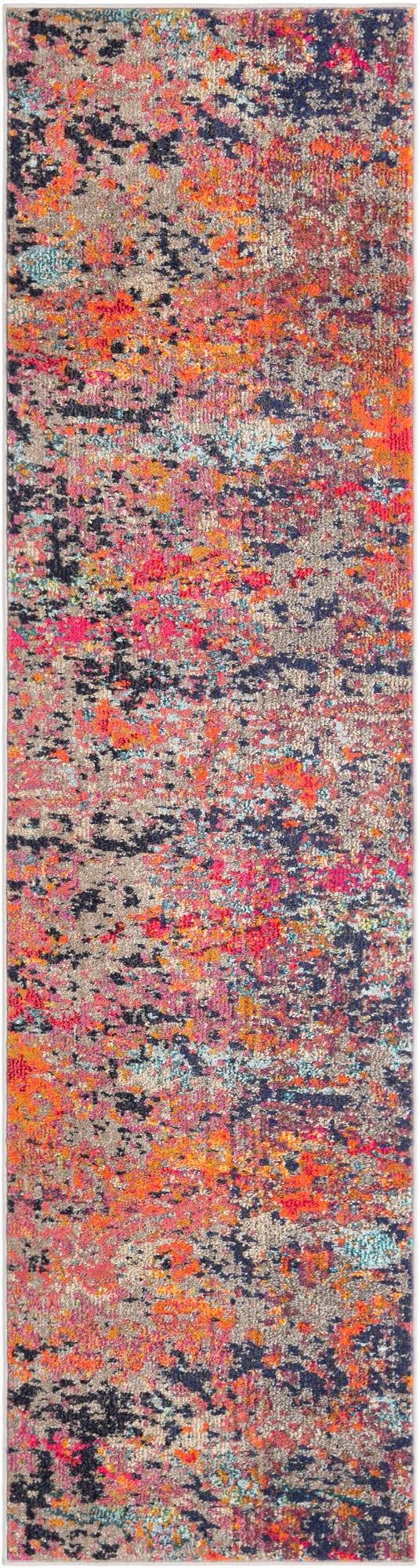 2' x 8'  Washable Vivid Runner Rug