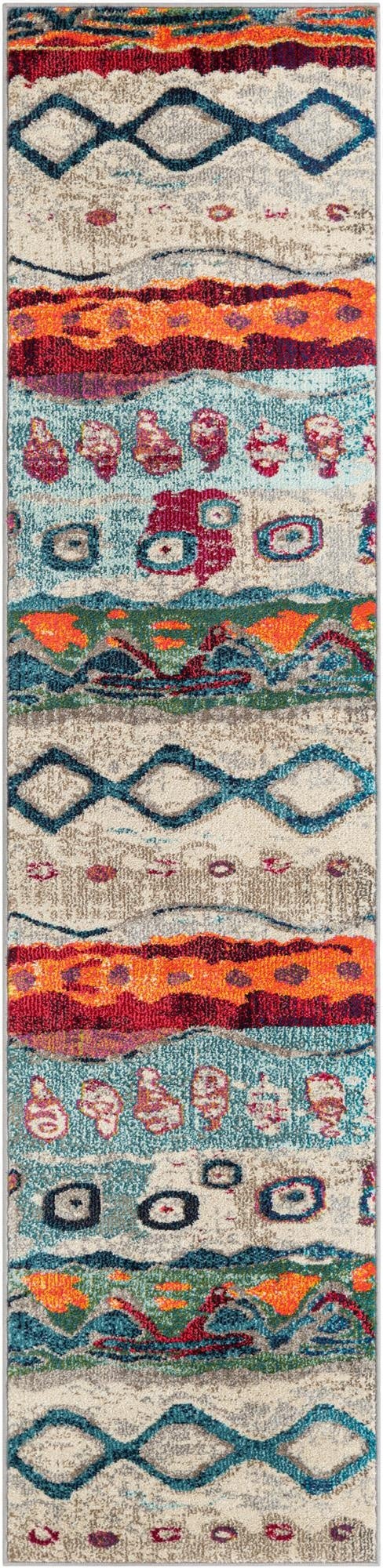 2' x 8'  Washable Vivid Runner Rug