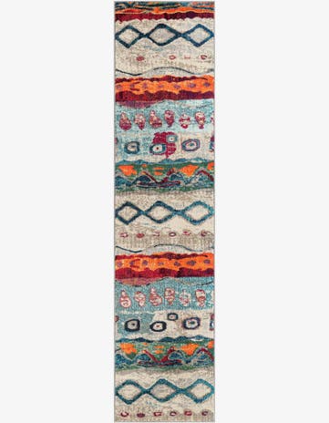 2' x 8' Washable Vivid Runner Rug
