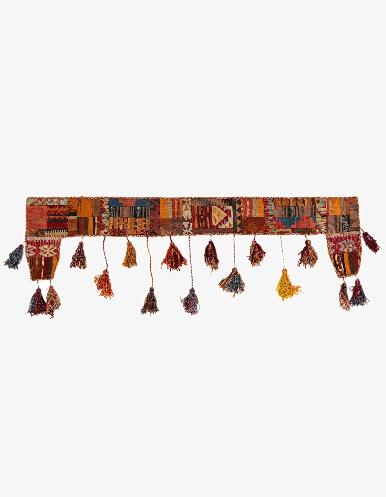 1' 9 x 6' 10  Hand Woven Wall Art Wool Runner Rug