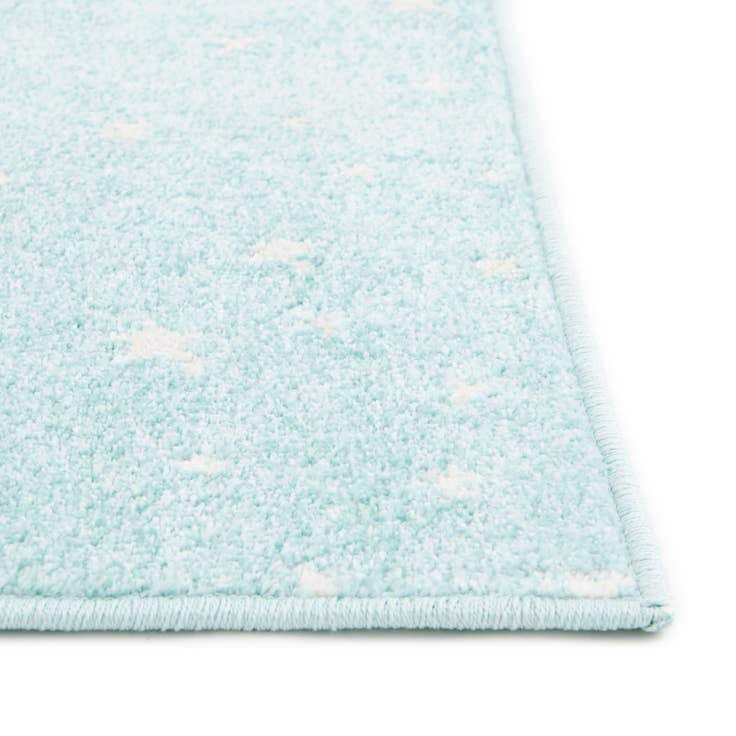 Detail image of 2' 2 x 6' Unicorn Whimsy Kids Runner Rug