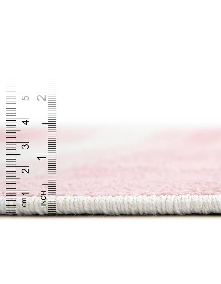 Detail image of 2' x 8' Rainbow Stripes Whimsy Kids Runner Rug