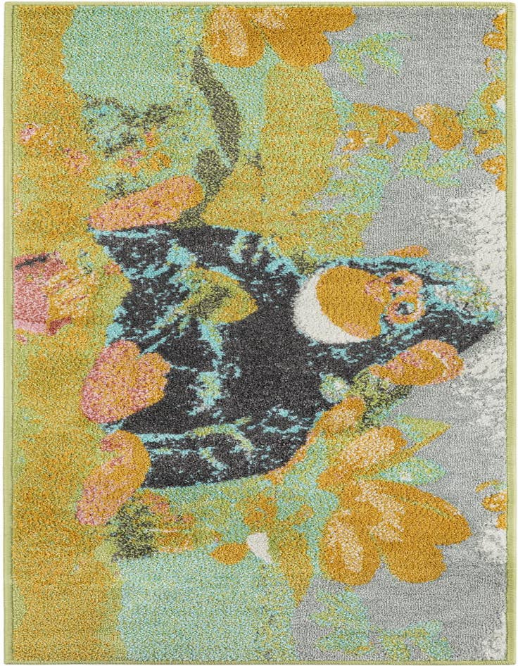 Detail image of 2' 2 x 5' 1 Gorilla Whimsy Kids Runner Rug