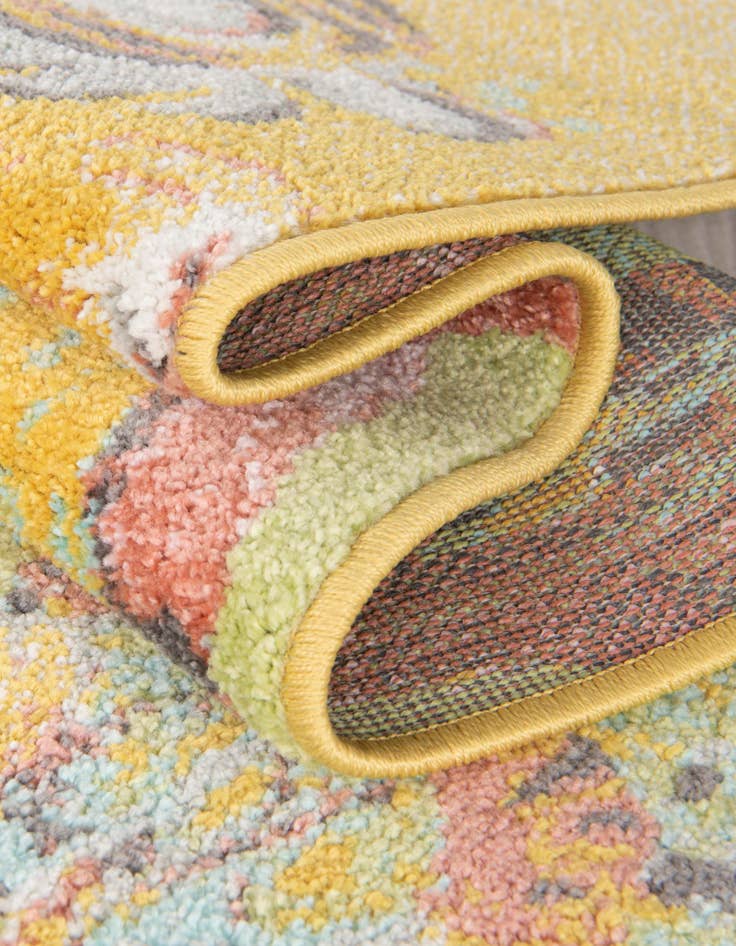Detail image of 2' 2 x 6' 1 Tiger Whimsy Kids Runner Rug