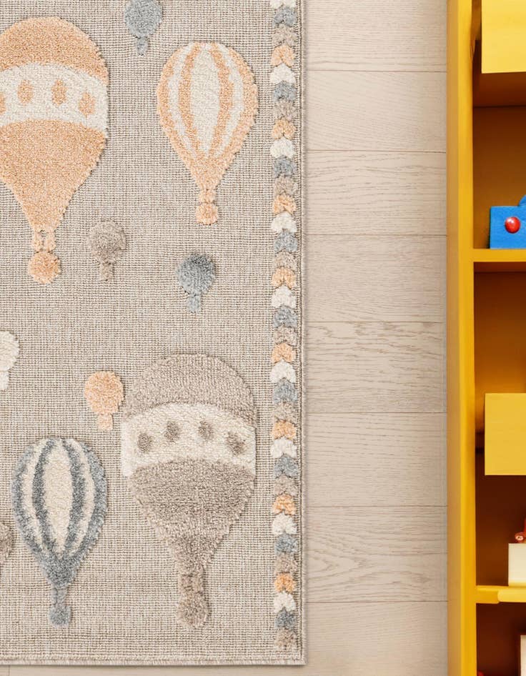 Detail image of 2' 7 x 8' Whimsy Kids Runner Rug