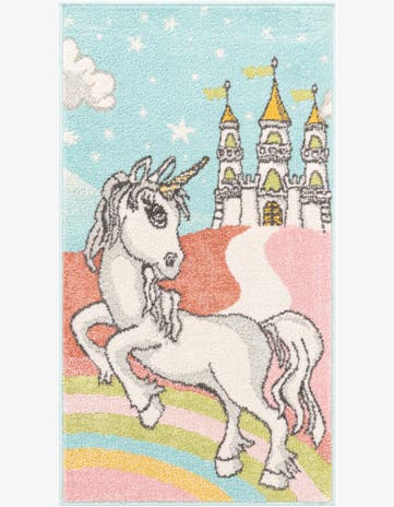 Unicorn Whimsy Kids Runner Rug