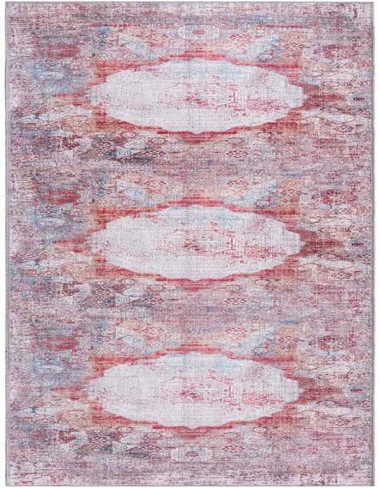 Detail image of 2' 7 x 10' Washable Yara Runner Rug