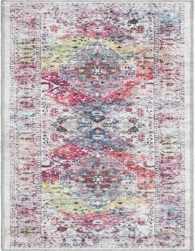 Detail image of 2' x 6' Washable Yara Runner Rug